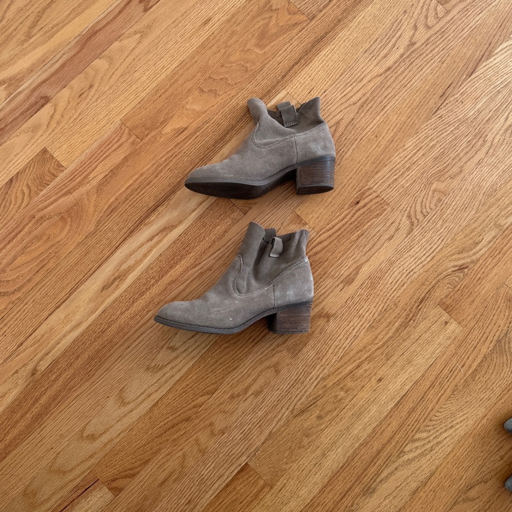 Tan booties fall ankle boots
